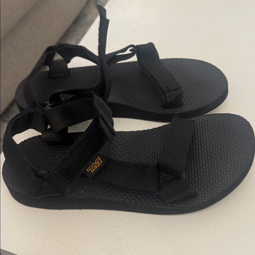 Teva Classic Black Strap Sandals